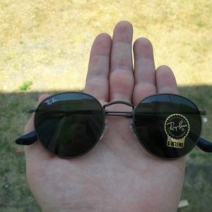 Ray-Ban 3447 029 gun metal round sunglass